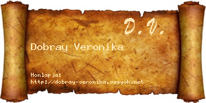 Dobray Veronika névjegykártya